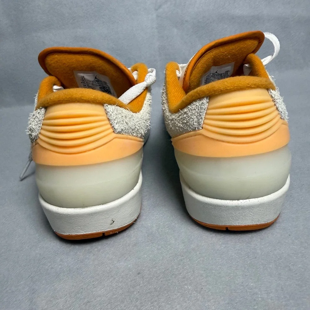 Nike Air Jordan 2 Retro Low Craft Melon Tint White Curry Mens 4.5/4.5Y